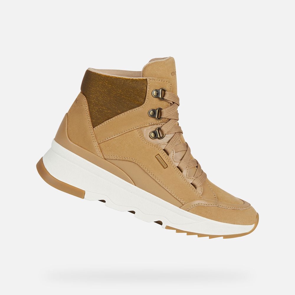 Geox Bayan Ankle Bot Kahverengi - Falena Abx - DCI-713689